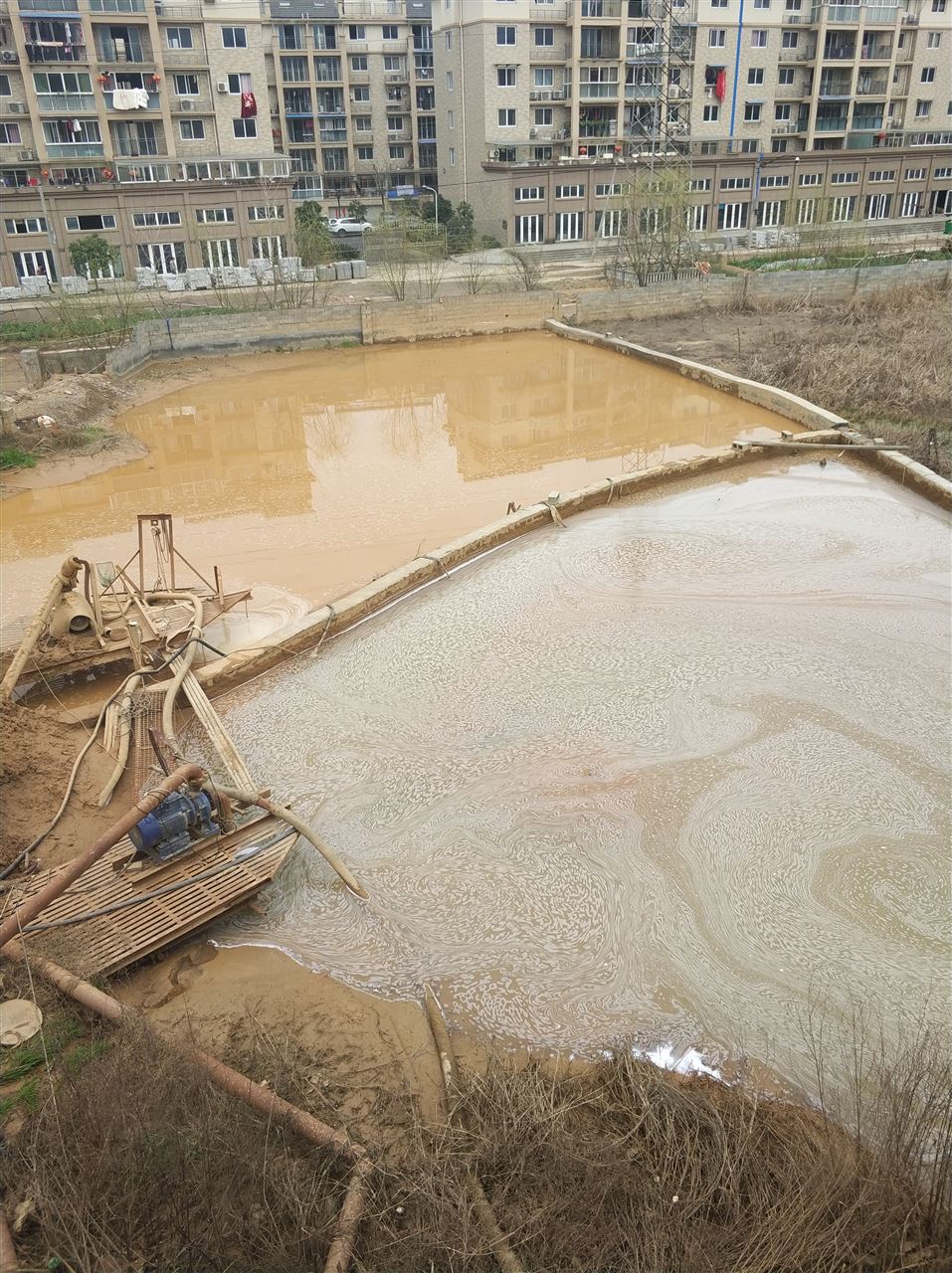 天柱沉淀池淤泥清理-厂区废水池淤泥清淤
